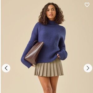 NWT Altar’d State Anna Pullover Blue Sweater XL